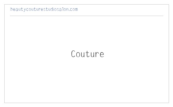 Beauty Couture Studio Salon 缩略图